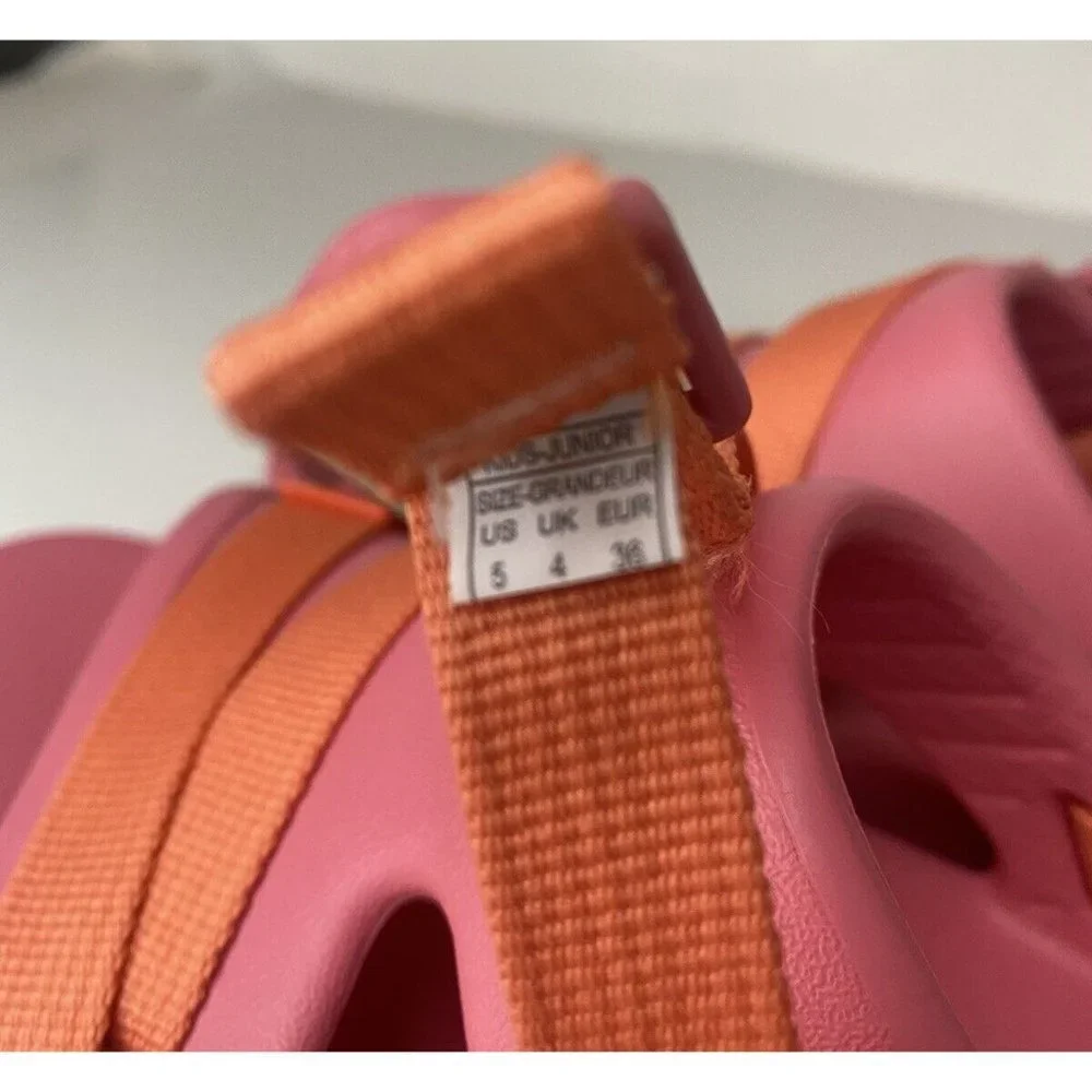 Chaco Kids Chillos Sport Beach Sandals‎ Rose Pink Orange 5